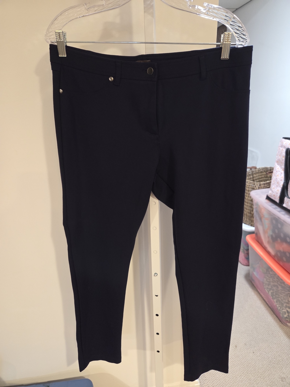 Slim Black Women's Stretch Skinny Pants